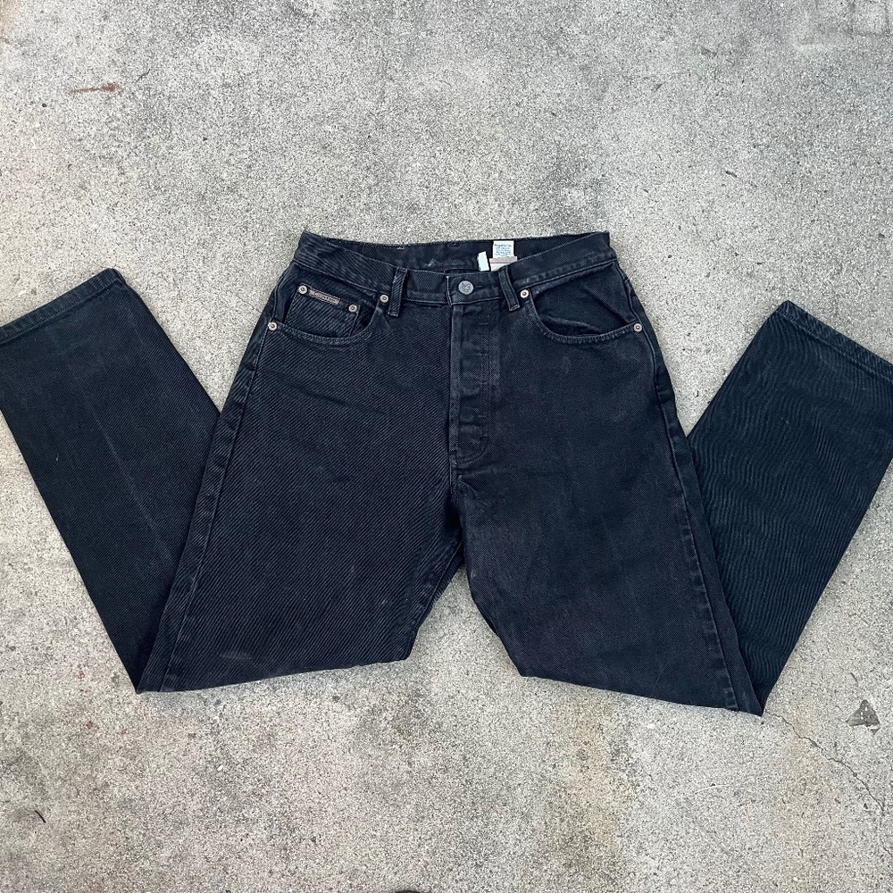 Vintage Calvin Klein jeans 90s 29x30 vintage size 9 black like 501s 26 27 28 29